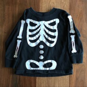 Skeleton Appliqué Shirt Toddler